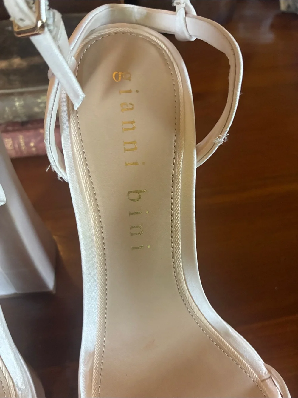 Gianni Bini Babel Satin Strappy Platform Dress Sandals